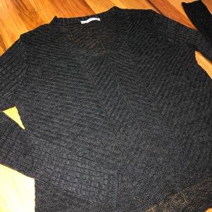 Maurices black / dark gray sweater